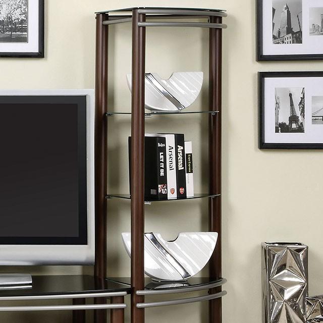 Silver Creek Brown/Silver 2 Pc. Pier Shelves (1 Pair) Half Price Furniture