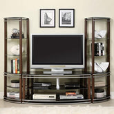 Silver Creek Brown/Silver 52" TV Console Half Price Furniture