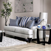 Sisseton Light Gray Love Seat Half Price Furniture