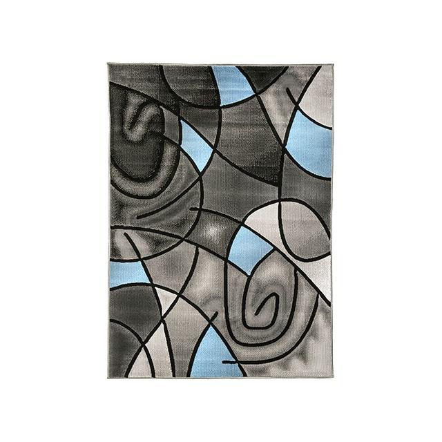 Sivas Charcoal Blue 5' X 8' Area Rug Half Price Furniture