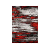 Sivas Gray/Red 5' X 8' Area Rug Half Price Furniture