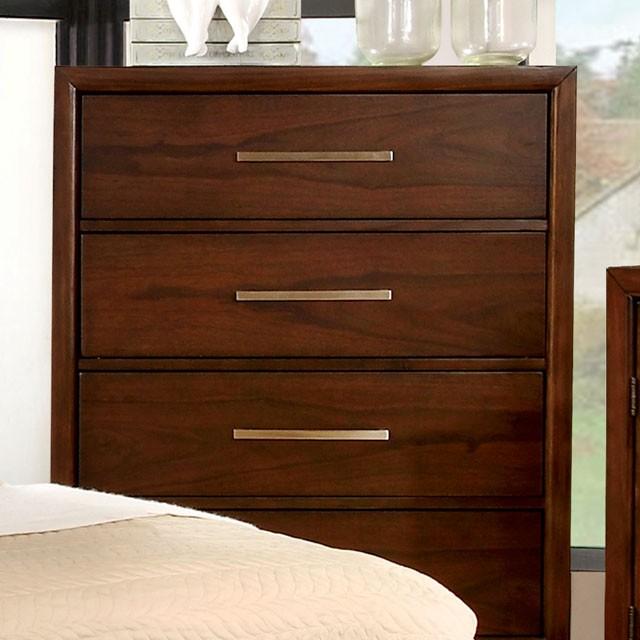 SNYDER Brown Cherry Chest Half Price Furniture