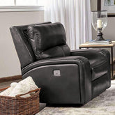 SOTERIOS Power Recliner, Charcoal Half Price Furniture