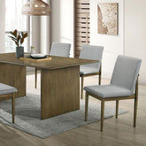 ST GALLEN Dining Table, Natural Tone/Light Gray Half Price Furniture