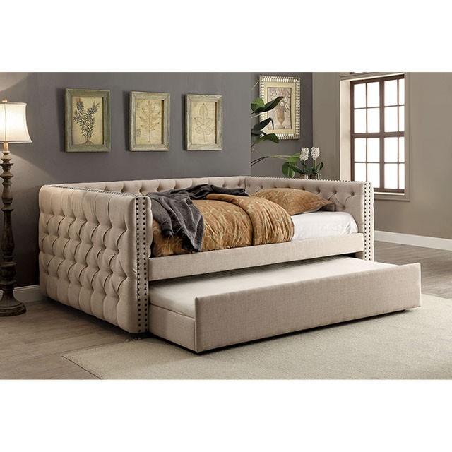 SUZANNE Ivory Full Daybed Half Price Furniture