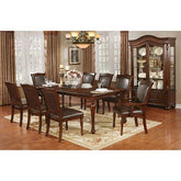 Sylvana Brown Cherry Dining Table Half Price Furniture