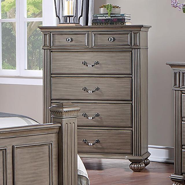 SYRACUSE Chest, Gray Half Price Furniture