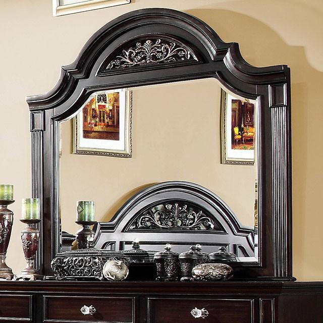 Syracuse Dark Walnut Mirror Half Price Furniture