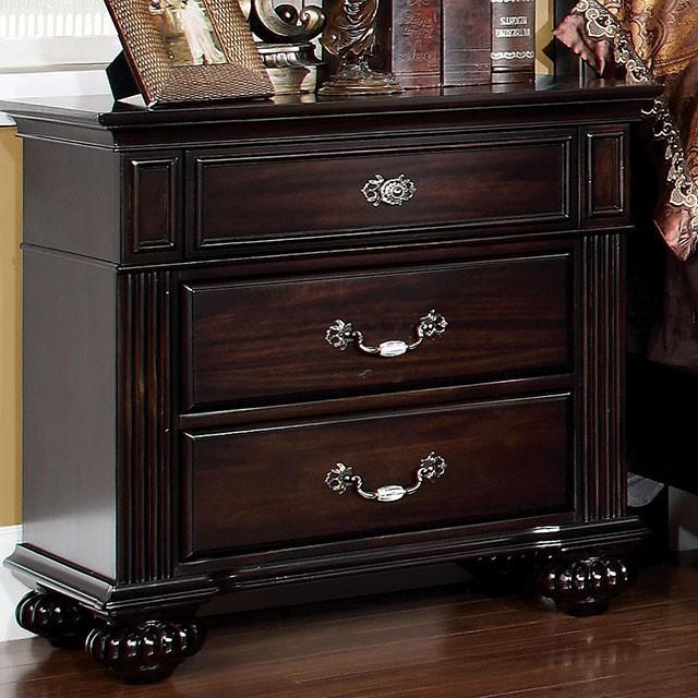 Syracuse Dark Walnut Night Stand Half Price Furniture