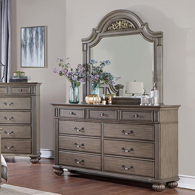 SYRACUSE Dresser, Gray Half Price Furniture