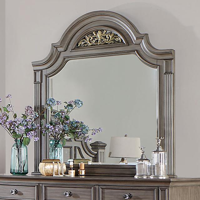 SYRACUSE Mirror, Gray Half Price Furniture