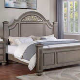 SYRACUSE Cal.King Bed, Gray Half Price Furniture