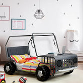 Trekker Gun Metal Twin Bed Half Price Furniture