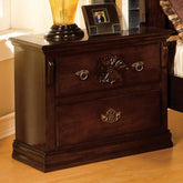 Tuscan II Glossy Dark Pine Night Stand Half Price Furniture