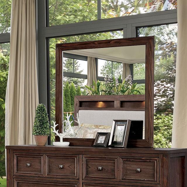 Tywyn Dark Oak Mirror Half Price Furniture