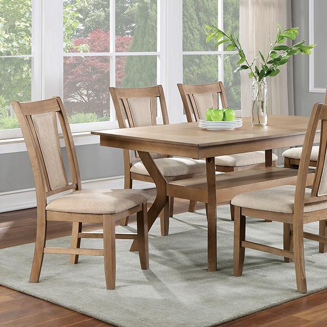 UPMINSTER Dining Table, Natural Tone Half Price Furniture