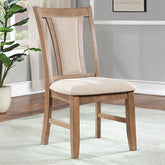 UPMINSTER Side Chair (2/CTN), Natural Tone/Beige Half Price Furniture