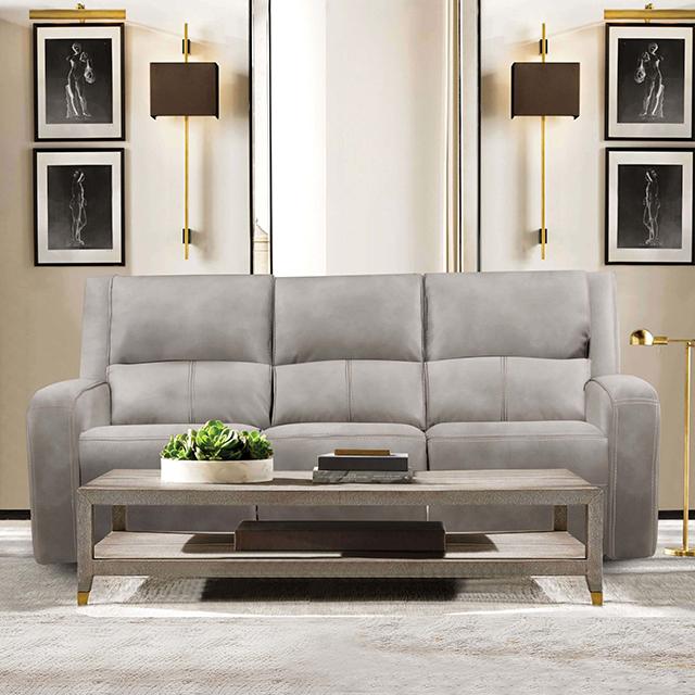 VASILIOS Power Sofa, Taupe Half Price Furniture