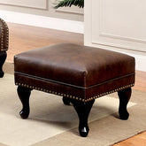 VAUGH Rustic Brown Ottoman Half Price Furniture