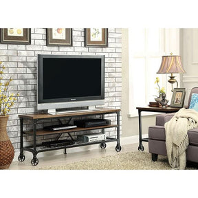 VENTURA II Medium Oak 54" TV Stand Half Price Furniture