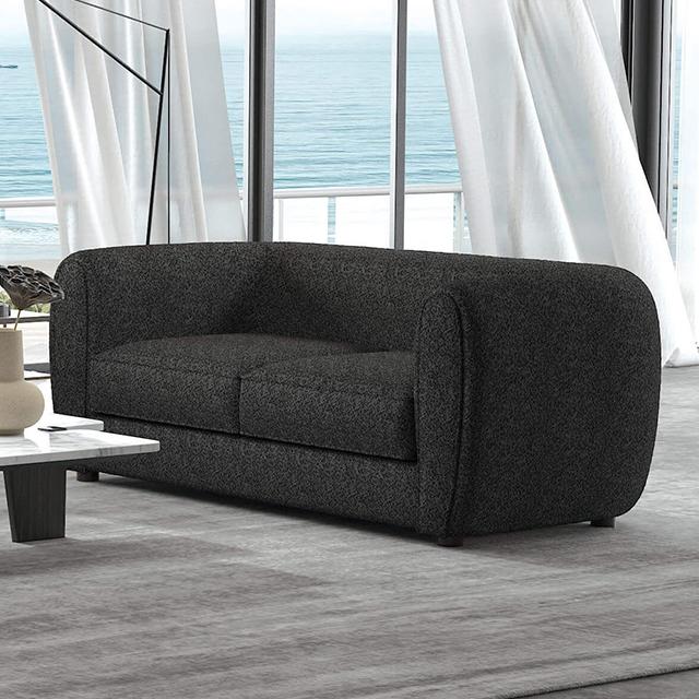 VERDAL Loveseat, Black Half Price Furniture