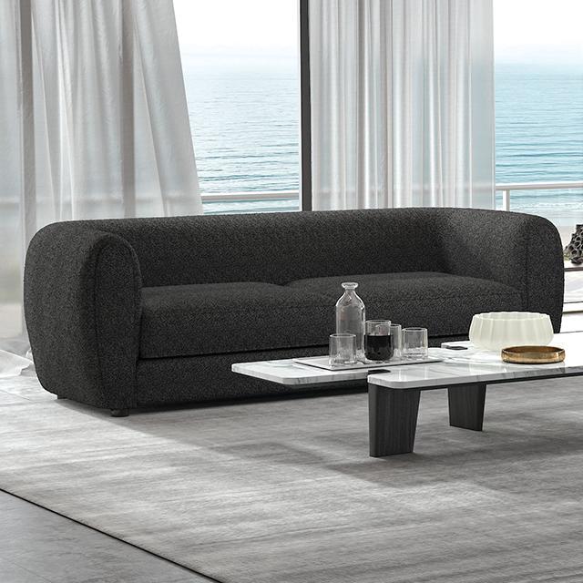 VERDAL Sofa, Black Half Price Furniture