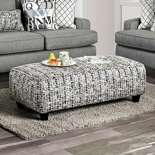 Verne Pattern Ottoman Half Price Furniture