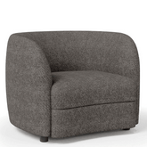 VERSOIX Chair, Charcoal Gray Half Price Furniture