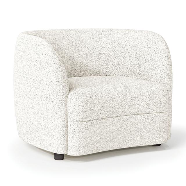 VERSOIX Chair, Off-White Half Price Furniture