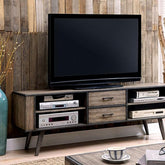 Vilhelm II Gray 72" TV Console Half Price Furniture