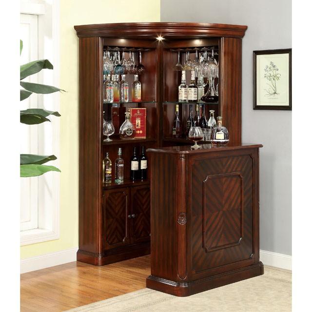 VOLTAIRE Dark Cherry Curio Half Price Furniture