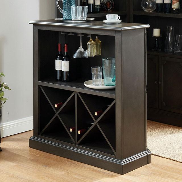 Voltaire Gray Bar Table Half Price Furniture