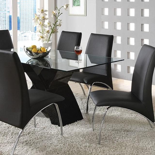 Wailoa Black Dining Table Half Price Furniture