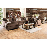 WESSINGTON Chocolate U-Shaped Sectional Half Price Furniture