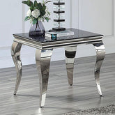 WETZIKON End Table, Black Half Price Furniture