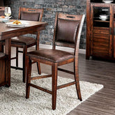 Wichita Light Walnut Counter Ht. Chair (2/CTN) Half Price Furniture