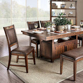 Wichita Light Walnut Dining Table Half Price Furniture