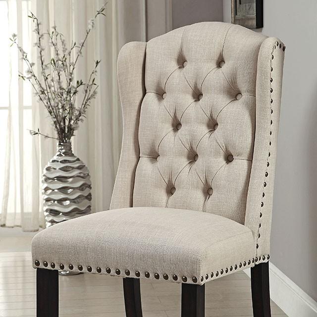 Wingback Chair, Beige (2/CTN) Half Price Furniture