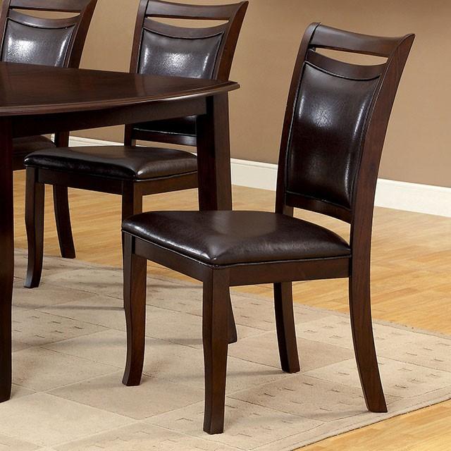 Woodside Dark Cherry/Espresso Side Chair (2/CTN) Half Price Furniture