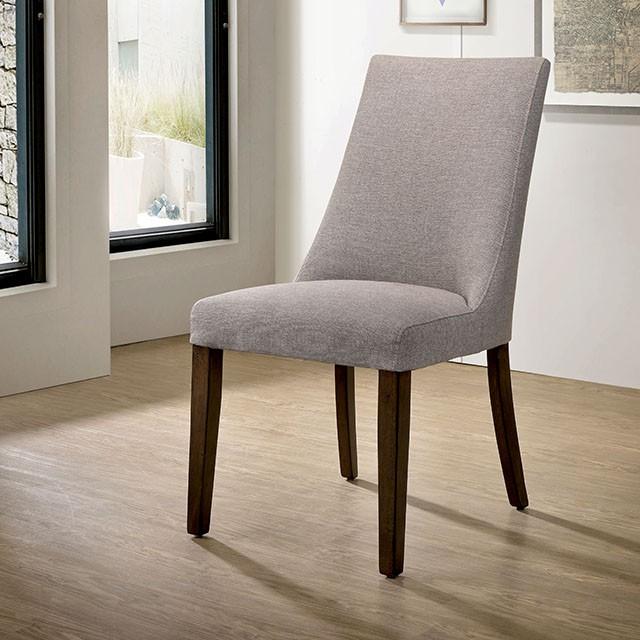 Woodworth Walnut Padded Side Chair (2/CTN) Half Price Furniture