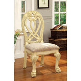 WYNDMERE Vintage White Side Chair (2/CTN) Half Price Furniture