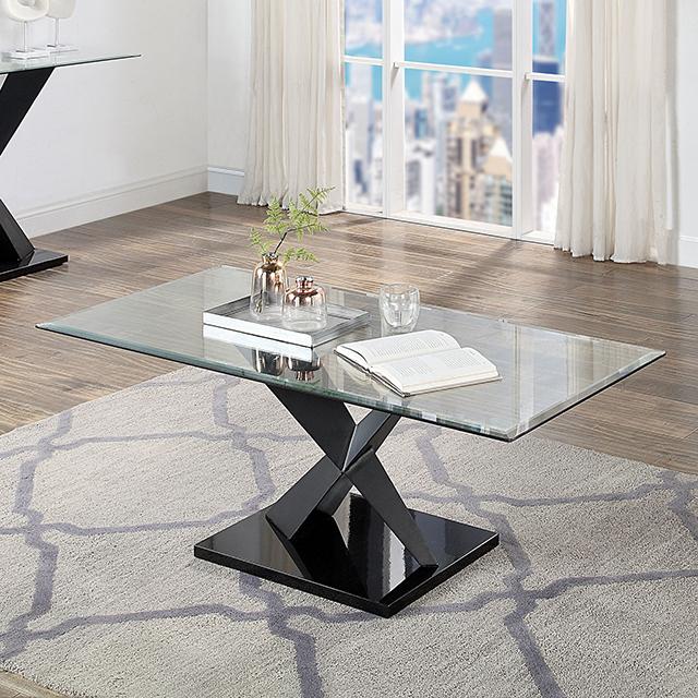 XANTHUS Coffee Table, Black Half Price Furniture