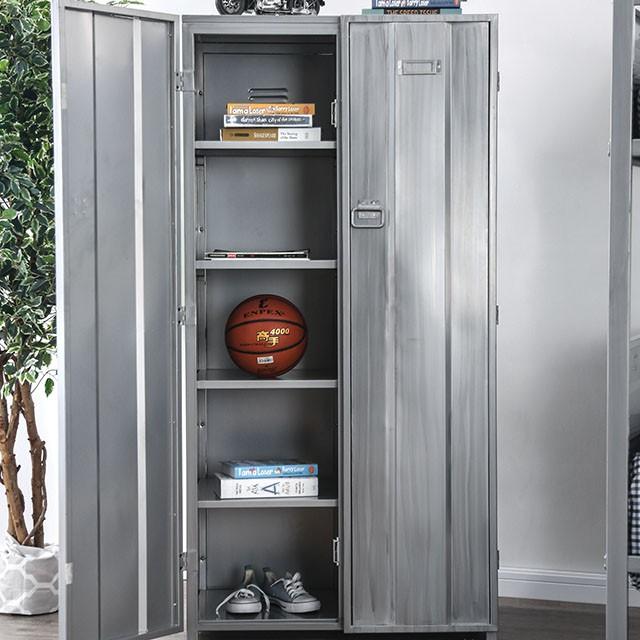 Zaheera Silver Large Locker Half Price Furniture