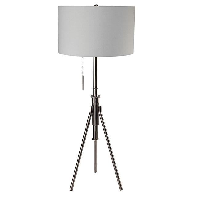 Zaya Brushed Steel Floor Lamp Half Price Furniture