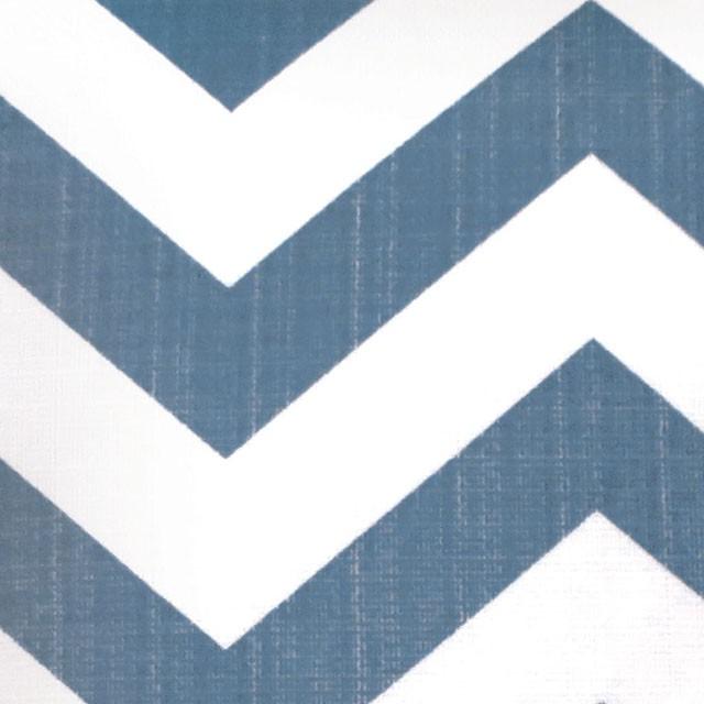 ZOE 18" X 18" Pillow, Blue Chevron (2/CTN) Half Price Furniture