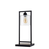 Zoe Black 6"H Table Lamp Half Price Furniture