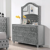 ZOHAR Dresser, Gray Half Price Furniture