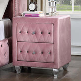 ZOHAR Night Stand, Pink Half Price Furniture