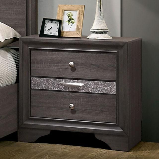 Chrissy Gray Night Stand Half Price Furniture