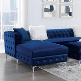 CIABATTONI Sectional, Navy Half Price Furniture